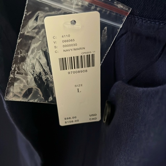 By Anthropologie Shrunken Cotton
Vest size L navy - Picture 6 of 9